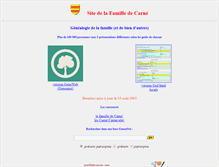Tablet Screenshot of decarne.com